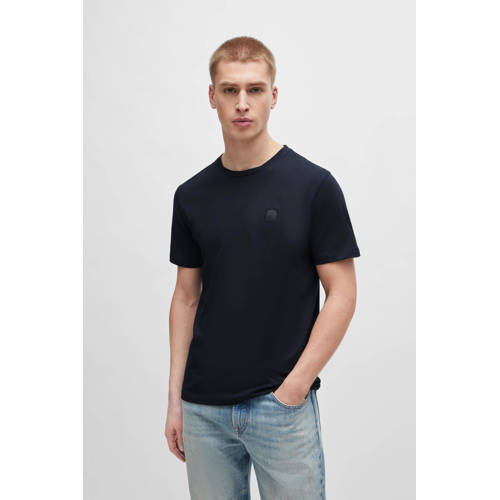 BOSS regular T-shirt donkerblauw afbeelding