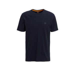 regular T-shirt donkerblauw