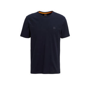 regular T-shirt donkerblauw