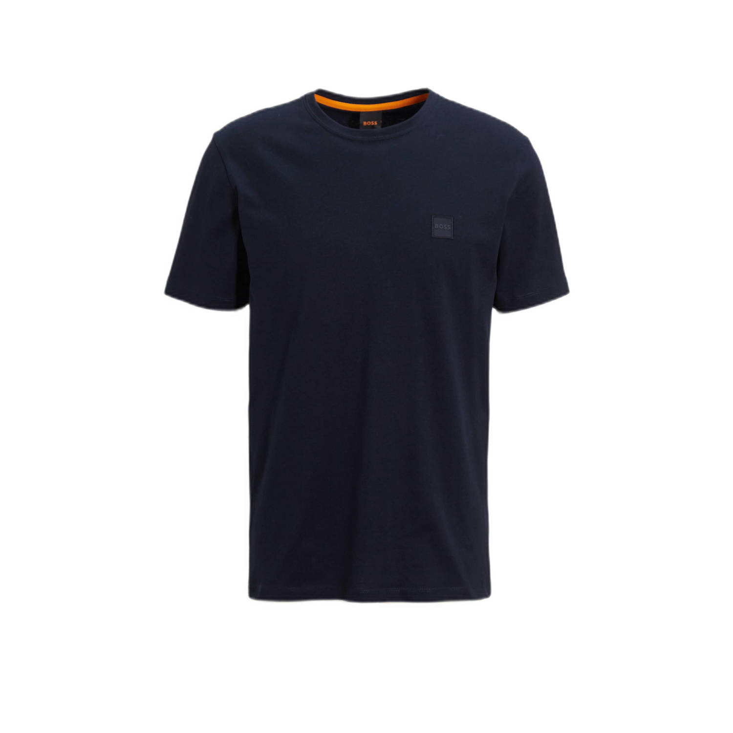 BOSS T-shirt tales met logo dark blue