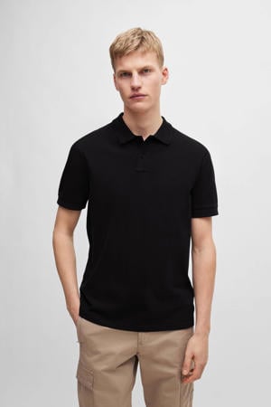 regular fit polo Prime zwart