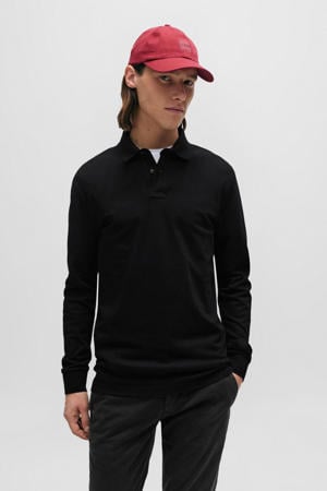 slim fit polo Passerby met logo black