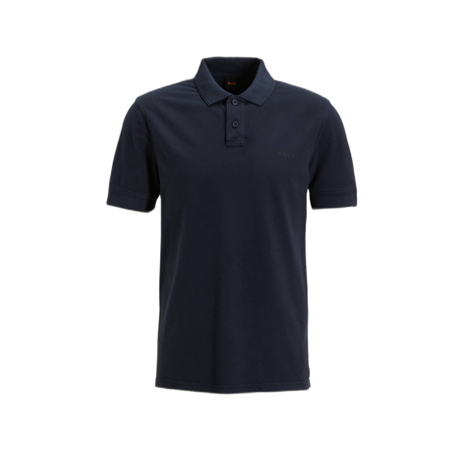 BOSS regular fit polo Prime met logo donkerblauw