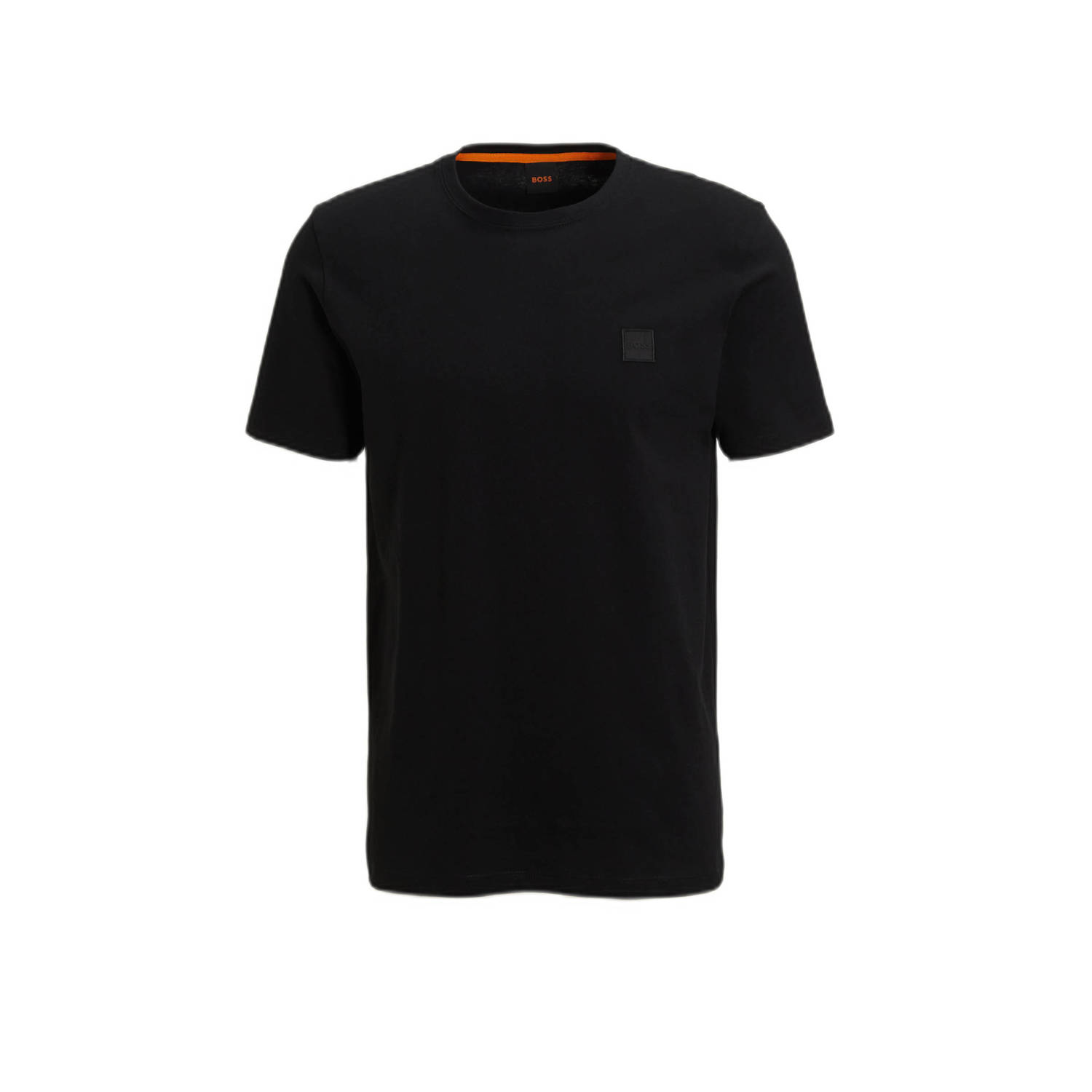 Boss Orange T-shirt Tales met boss-borduursel op de borst