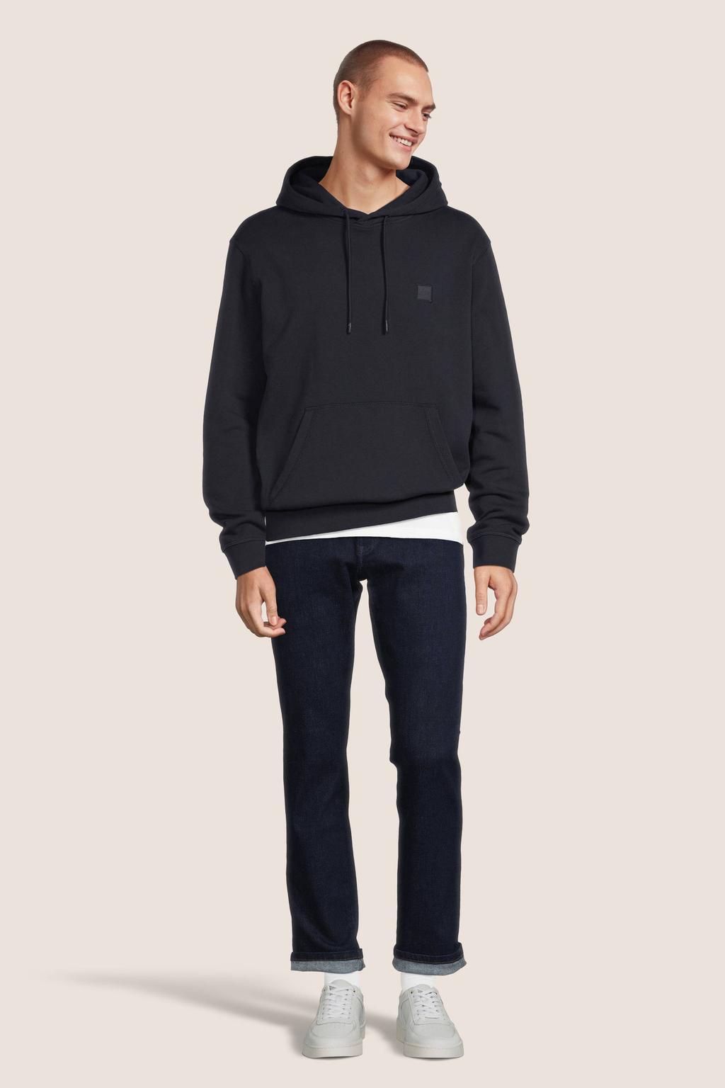 BOSS hoodie Wetalk donkerblauw