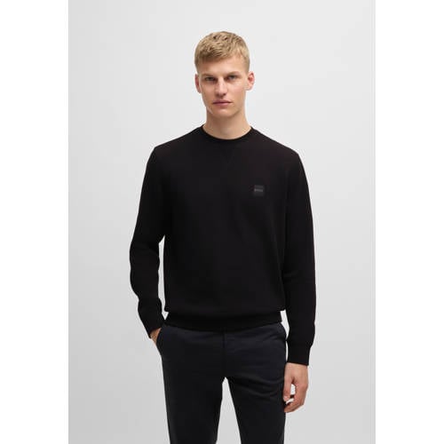 BOSS sweater Westart met logo black afbeelding