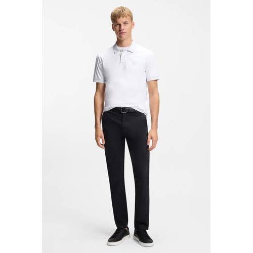 BOSS slim fit polo PASSENGER white afbeelding