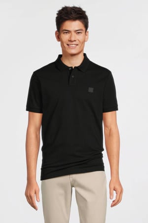 slim fit polo PASSENGER zwart