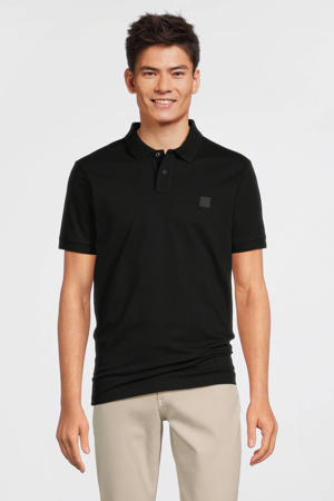 slim fit polo PASSENGER zwart