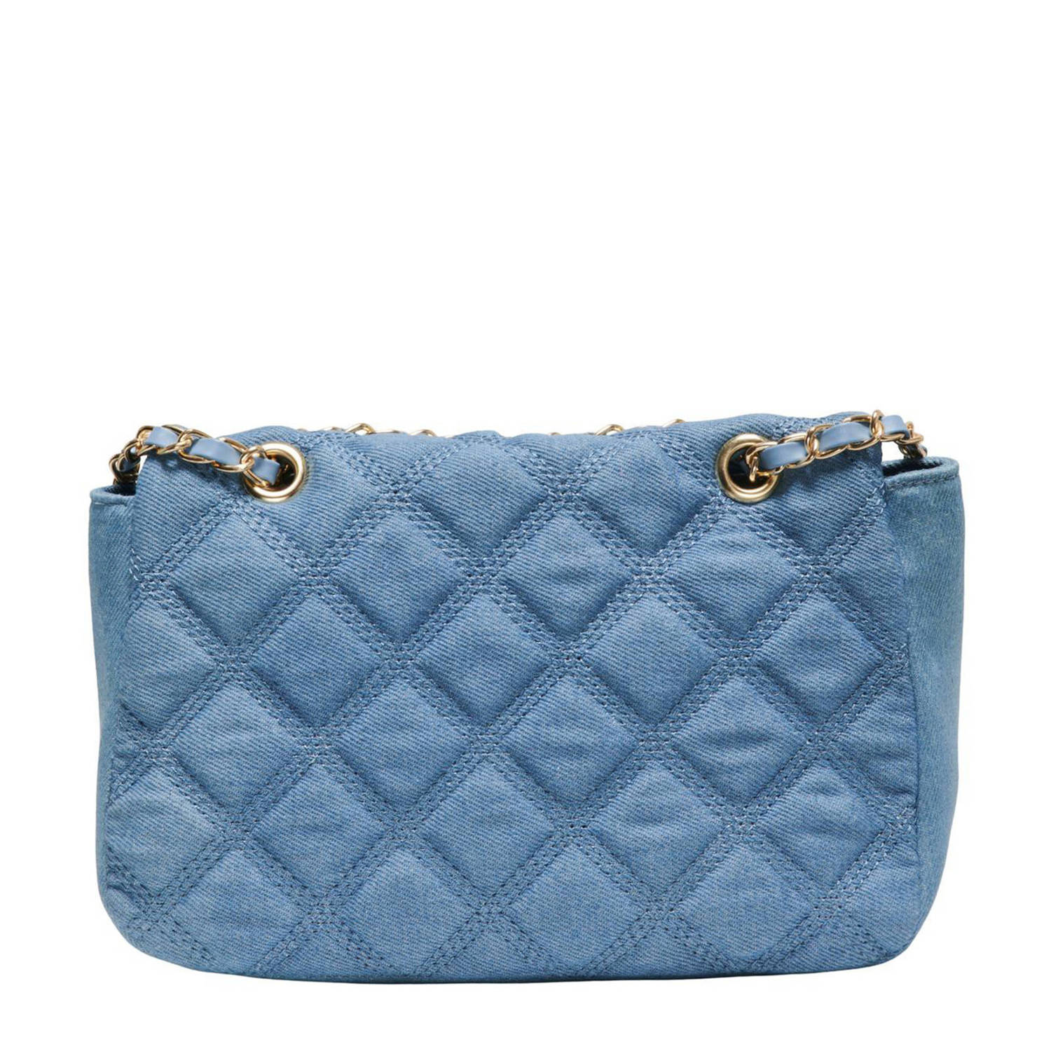 ONLY denim crossbody tas ONLFLORENCE blauw