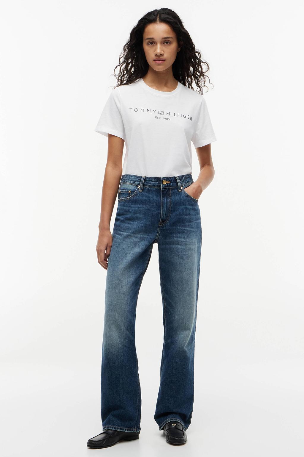 Tommy Hilfiger T-shirt met logo wit