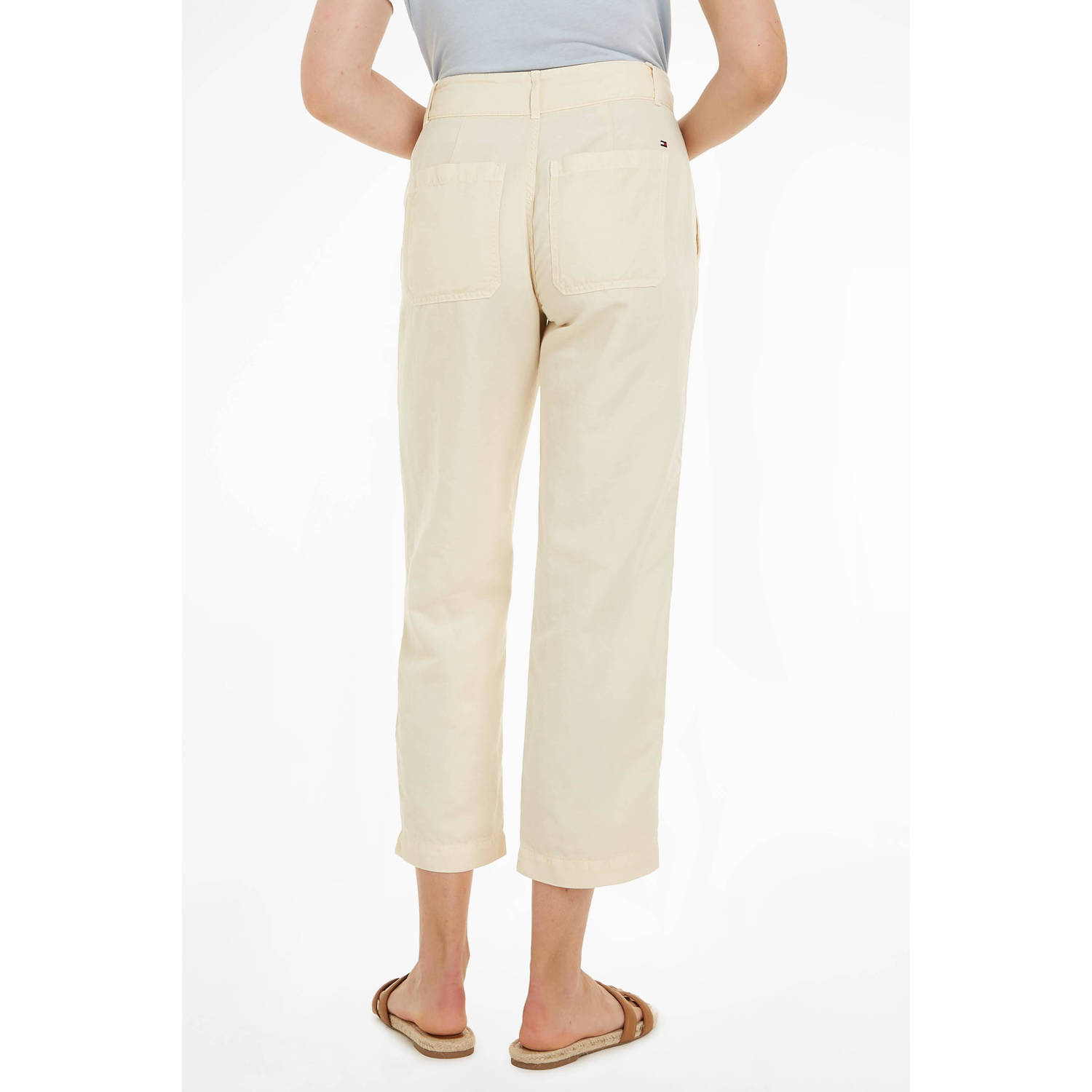 Tommy Hilfiger cropped straight jeans creme
