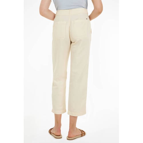 Tommy Hilfiger cropped straight jeans creme