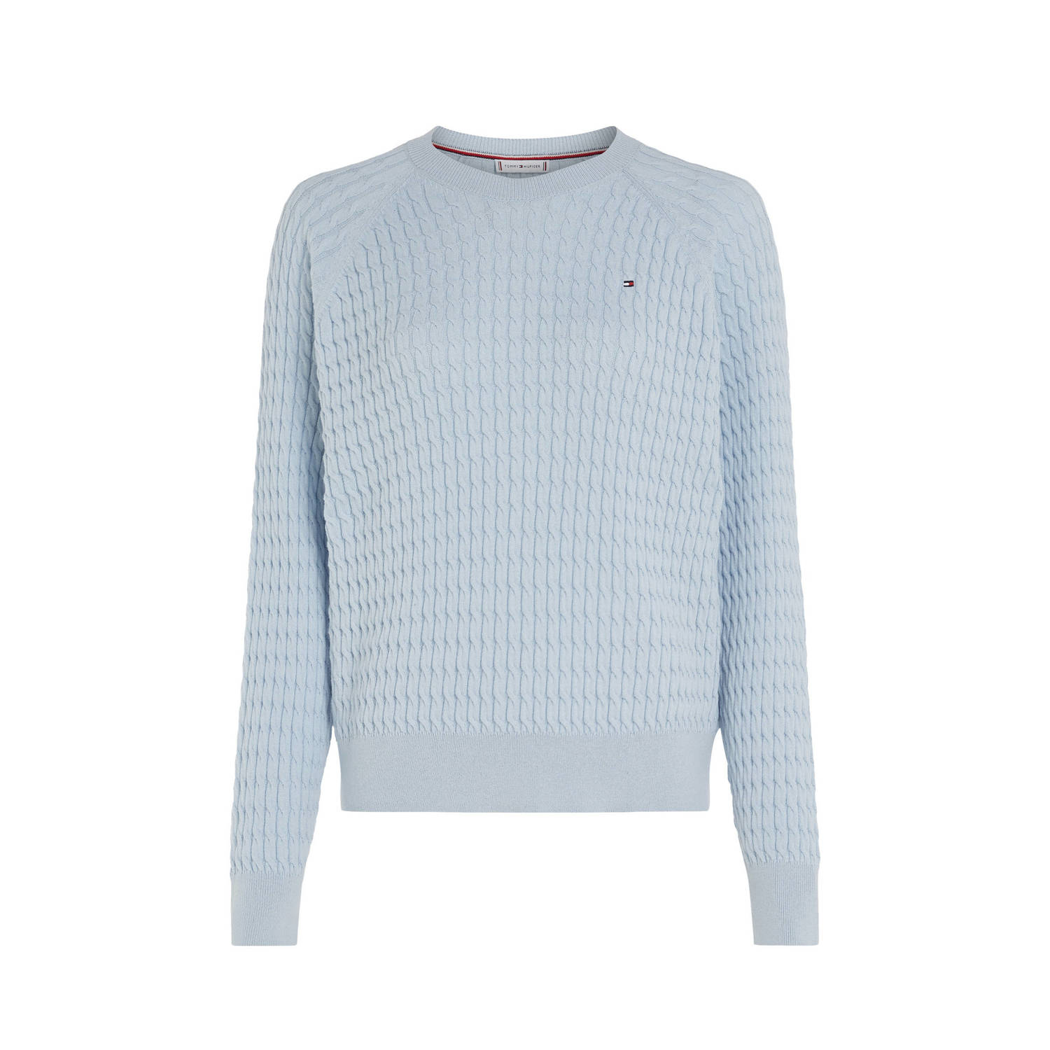 Tommy Hilfiger Trui met ronde hals CO CABLE C-NK SWEATER