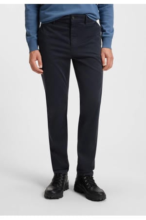 tapered fit chino dark blue