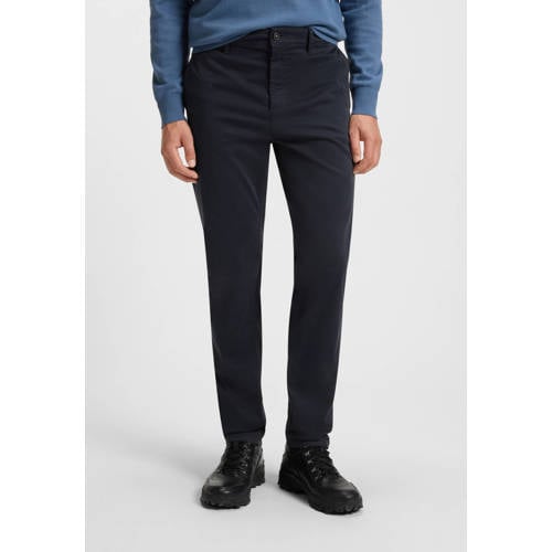BOSS tapered fit chino dark blue afbeelding