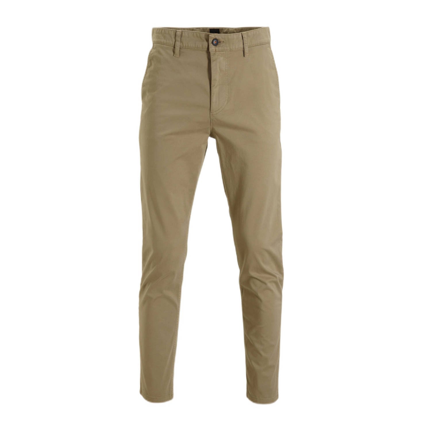 BOSS tapered fit chino light pastel brown