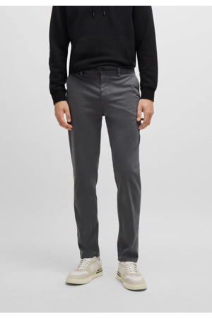 tapered fit chino grijs