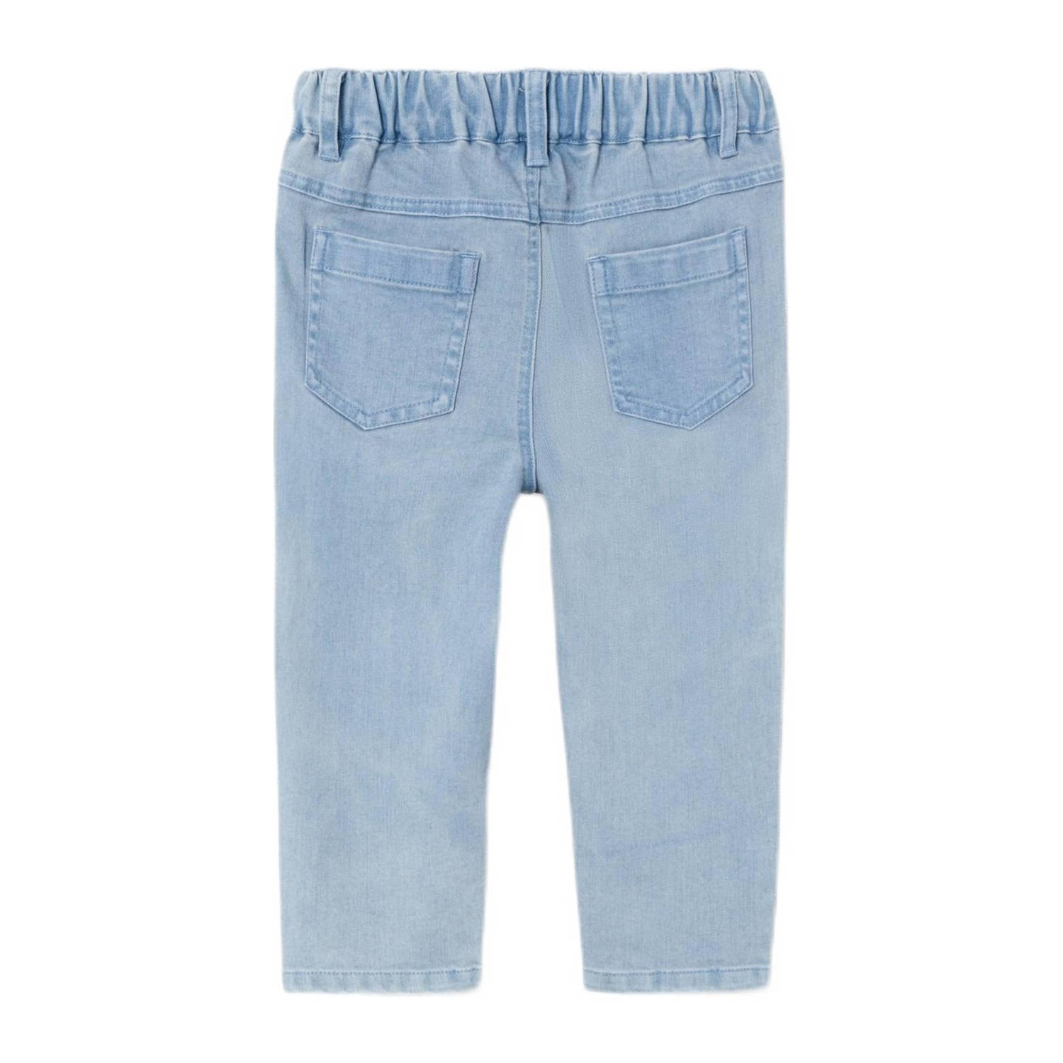 LIL' ATELIER MINI tapered fit jeans NMNBERLIN met biologisch katoen medium blue denim
