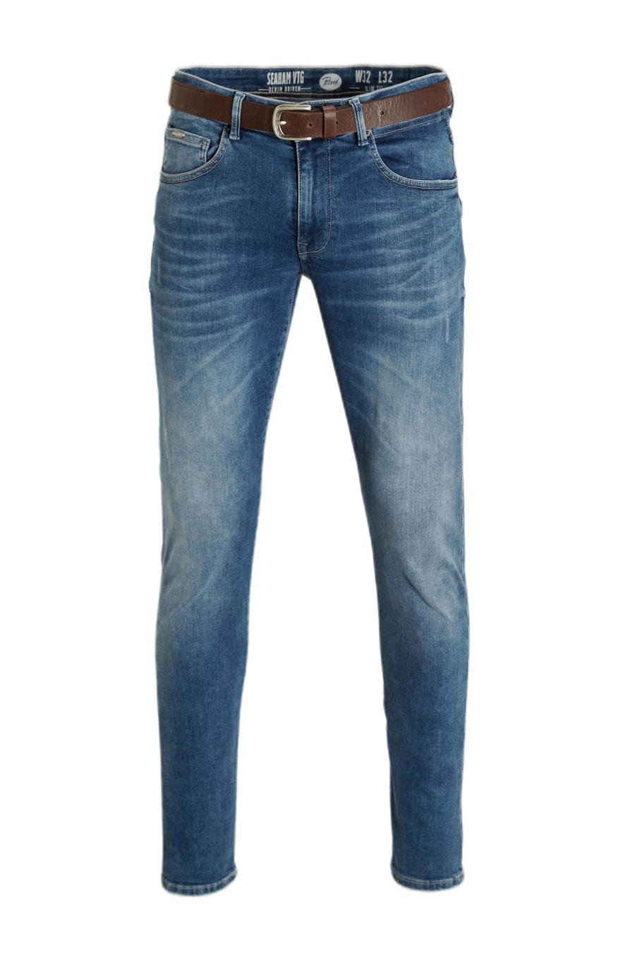 PME jeans Tailwheel slim fit lichtgrijs | Spierings Herenmode PME jeans Tailwheel slim fit lichtgrijs | Spierings Herenmode