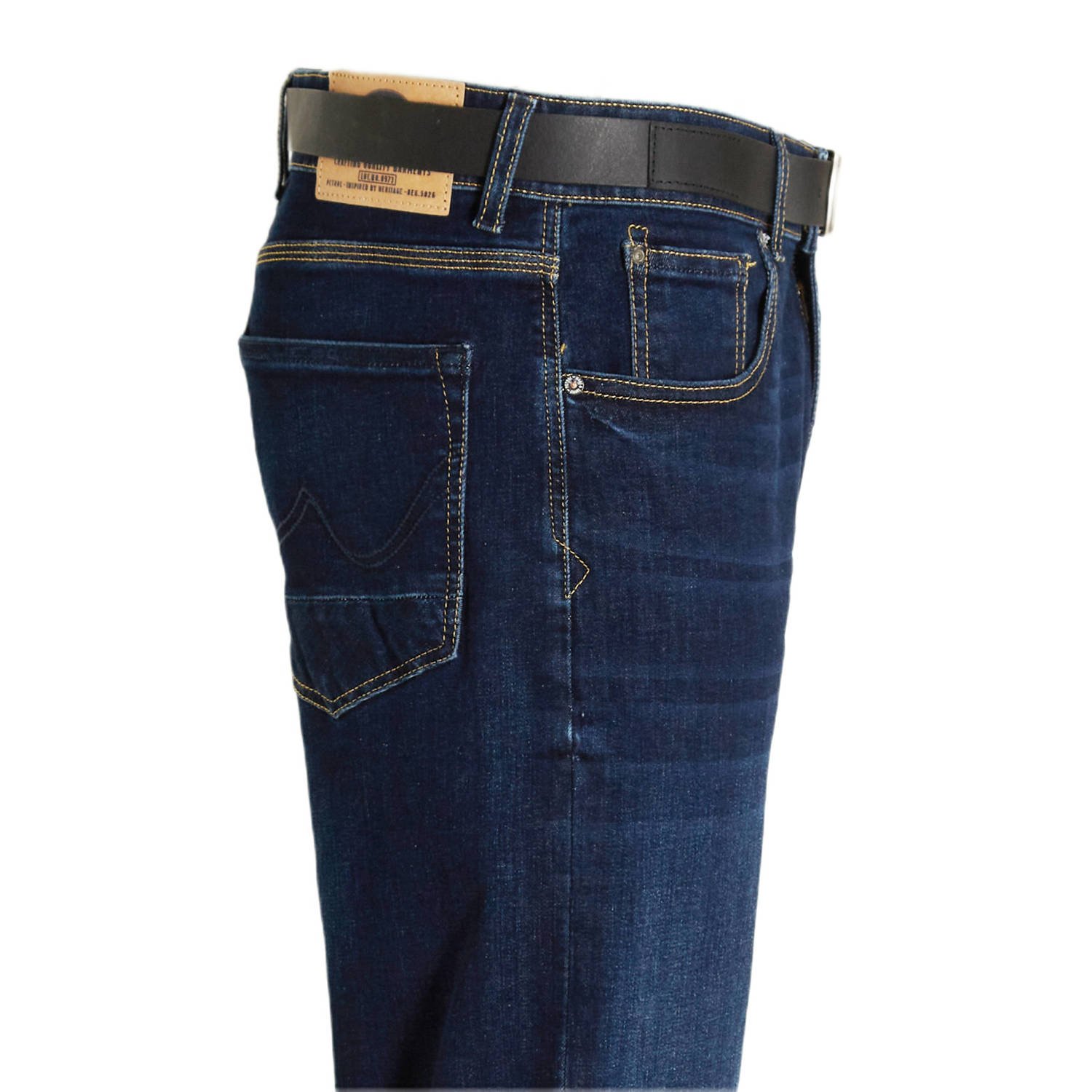 Petrol Industries tapered fit jeans RUSSEL-CLASSIC dark stone