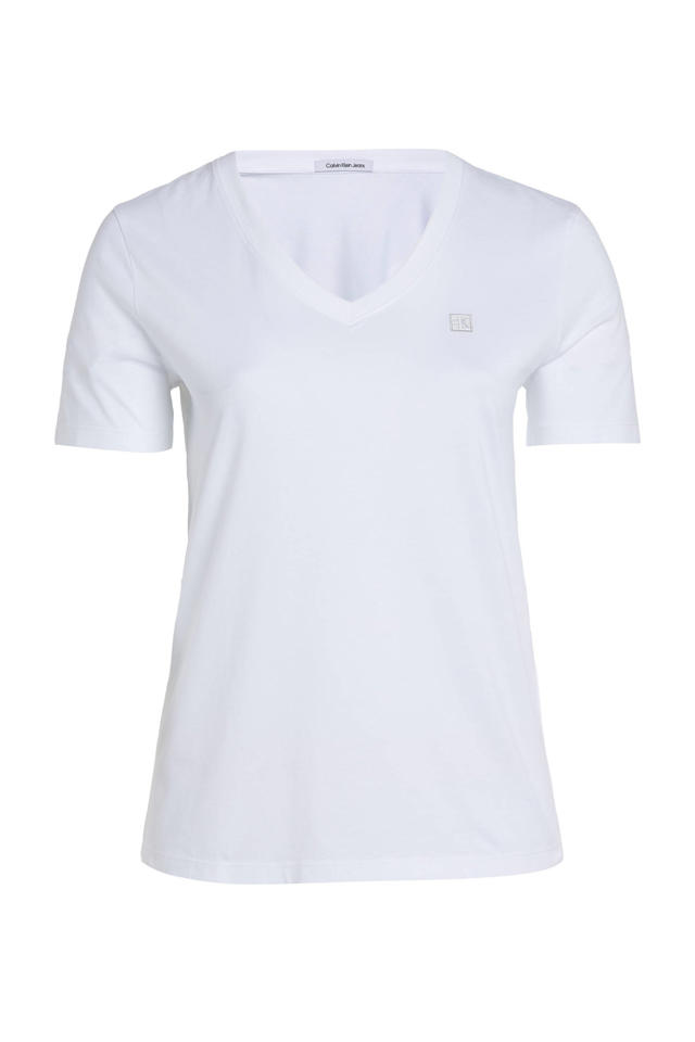 Katoen Calvin Klein T Shirt Wit Dames CALVIN KLEIN Plus T-shirt