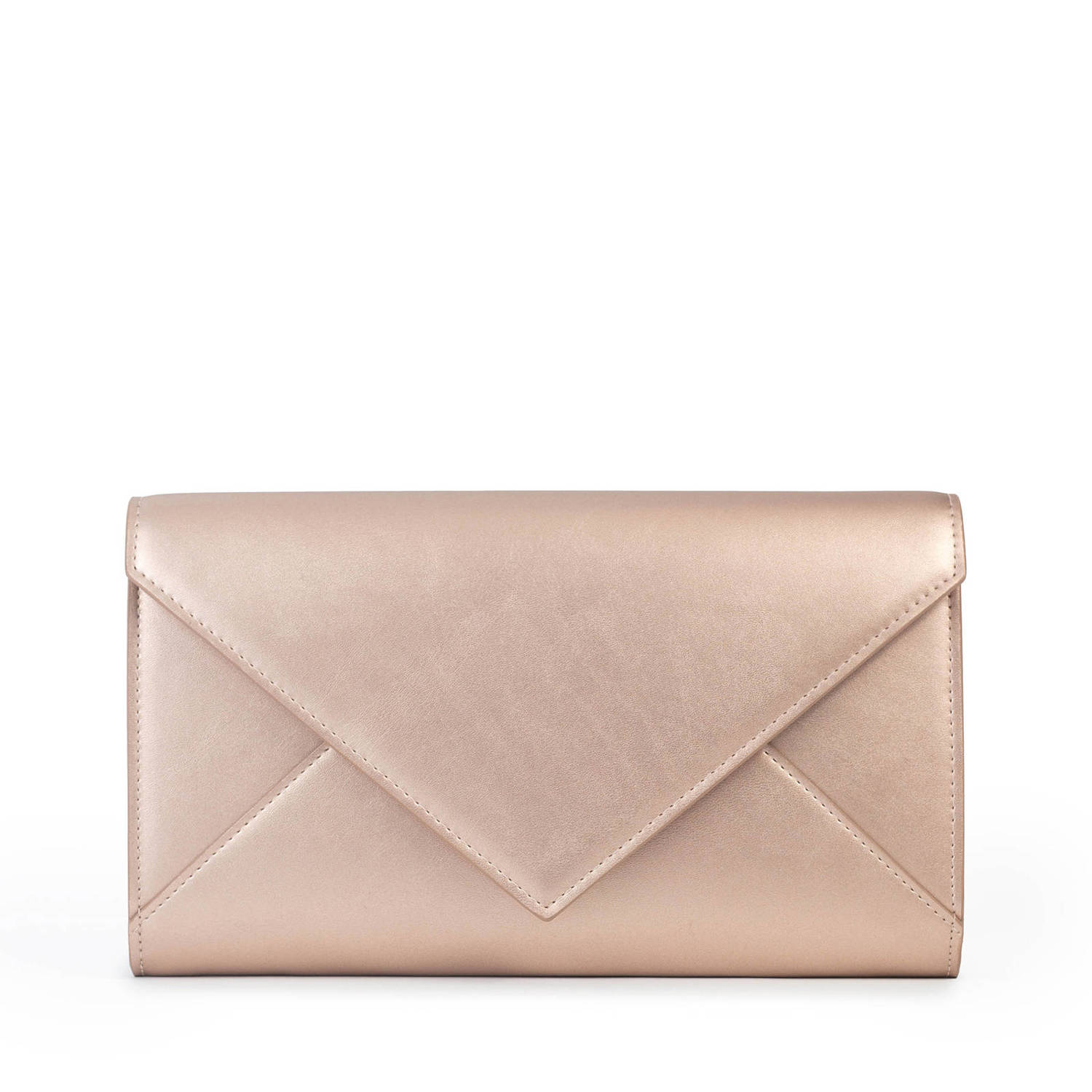 Abrazi metallic clutch rosé