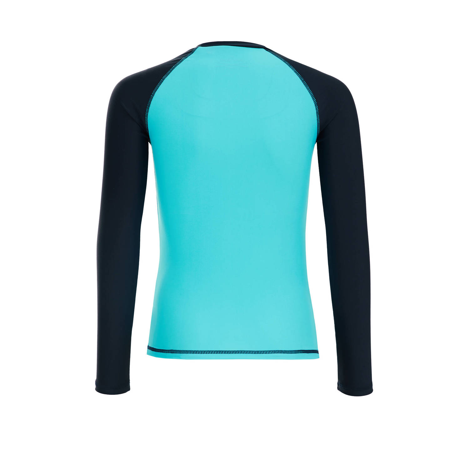 WE Fashion UV T-shirt turquoise zwart