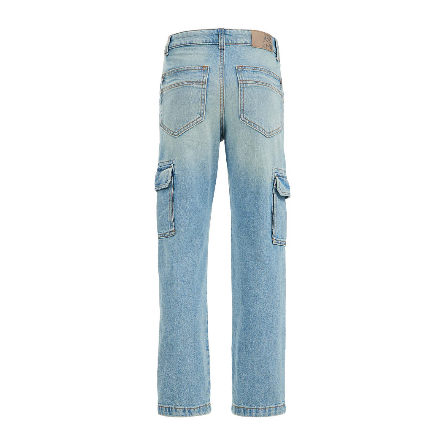 WE Fashion regular fit jeans bleached denim