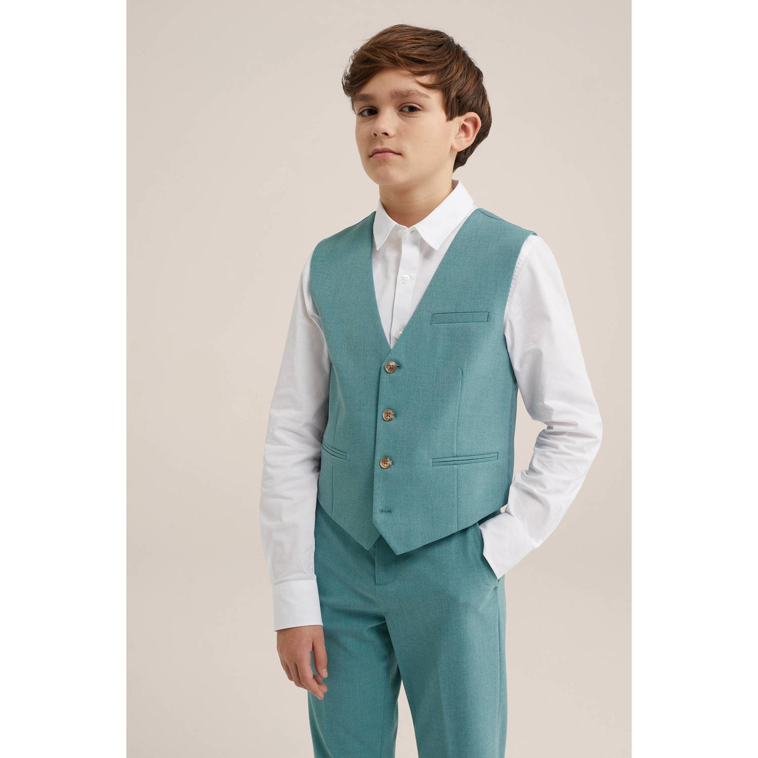 WE Fashion gilet aqua