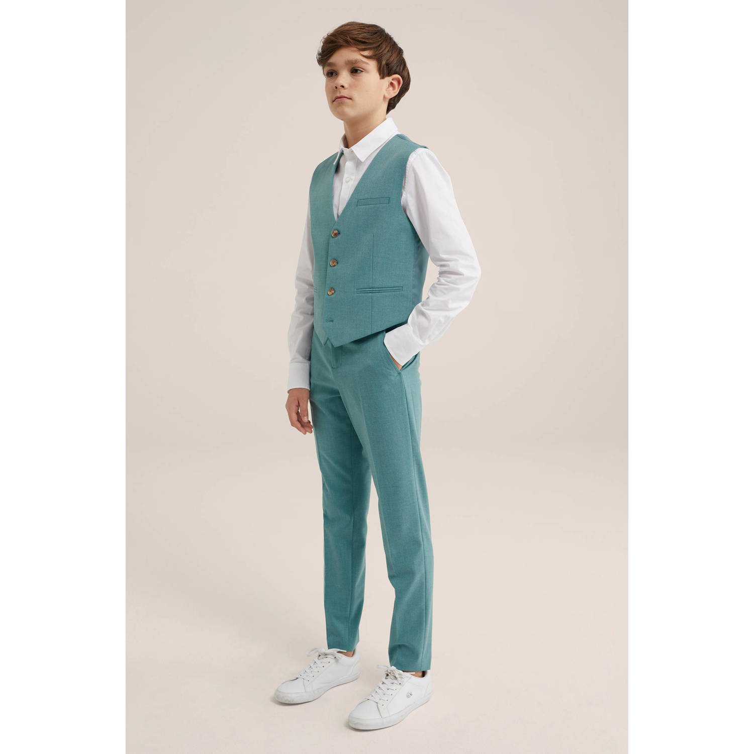 WE Fashion gilet aqua