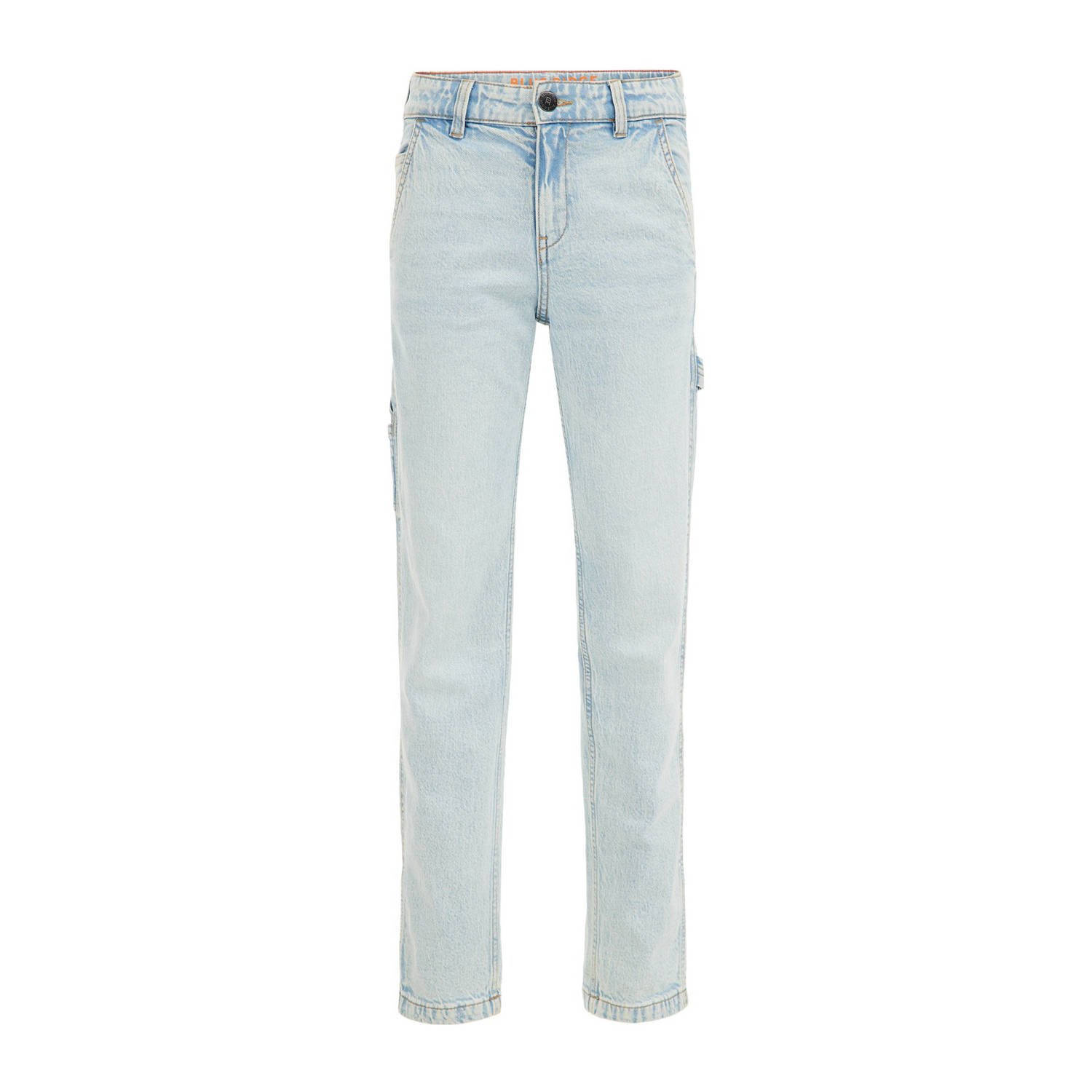 WE Fashion Blue Ridge tapered fit jeans light blue denim