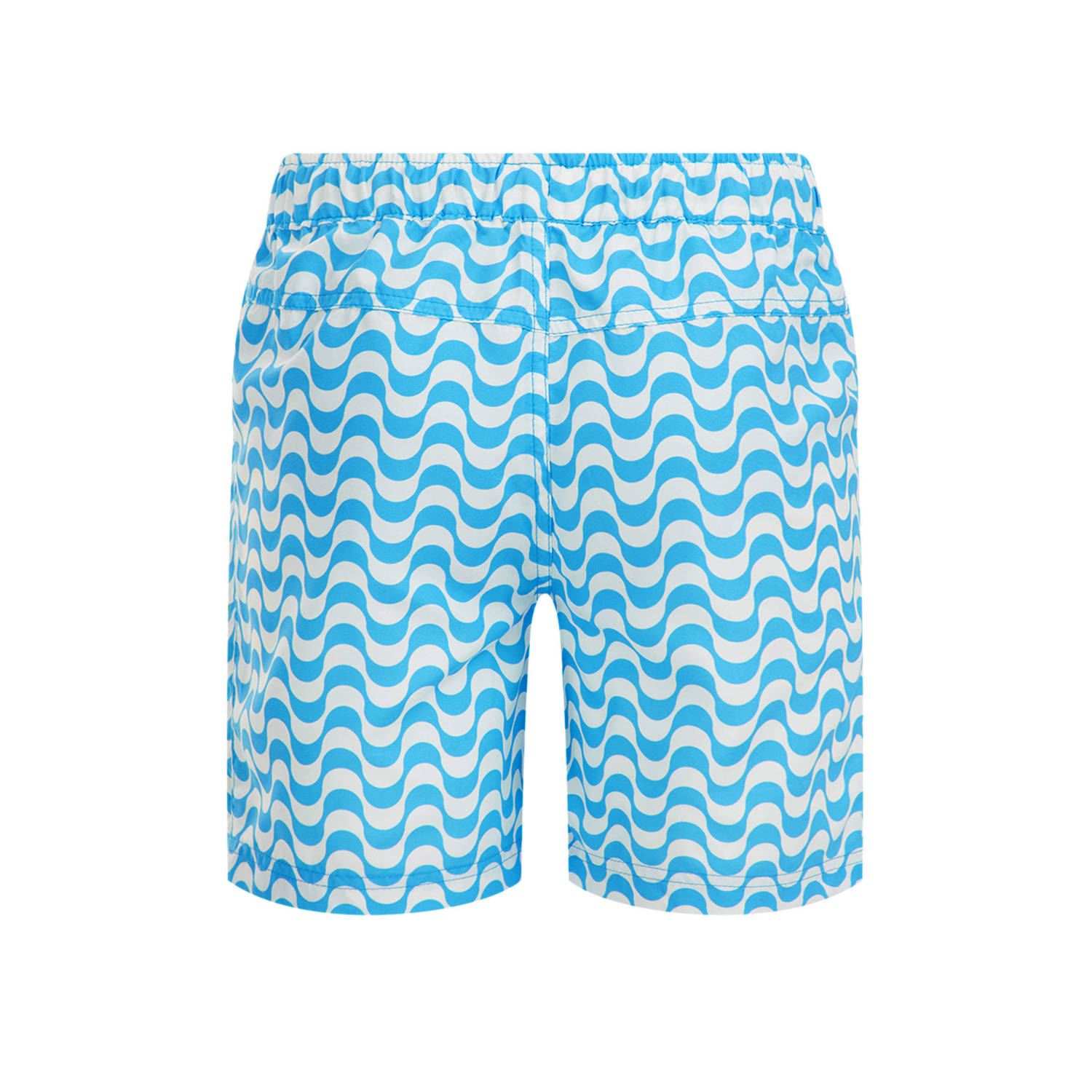 WE Fashion zwemshort turquoise wit