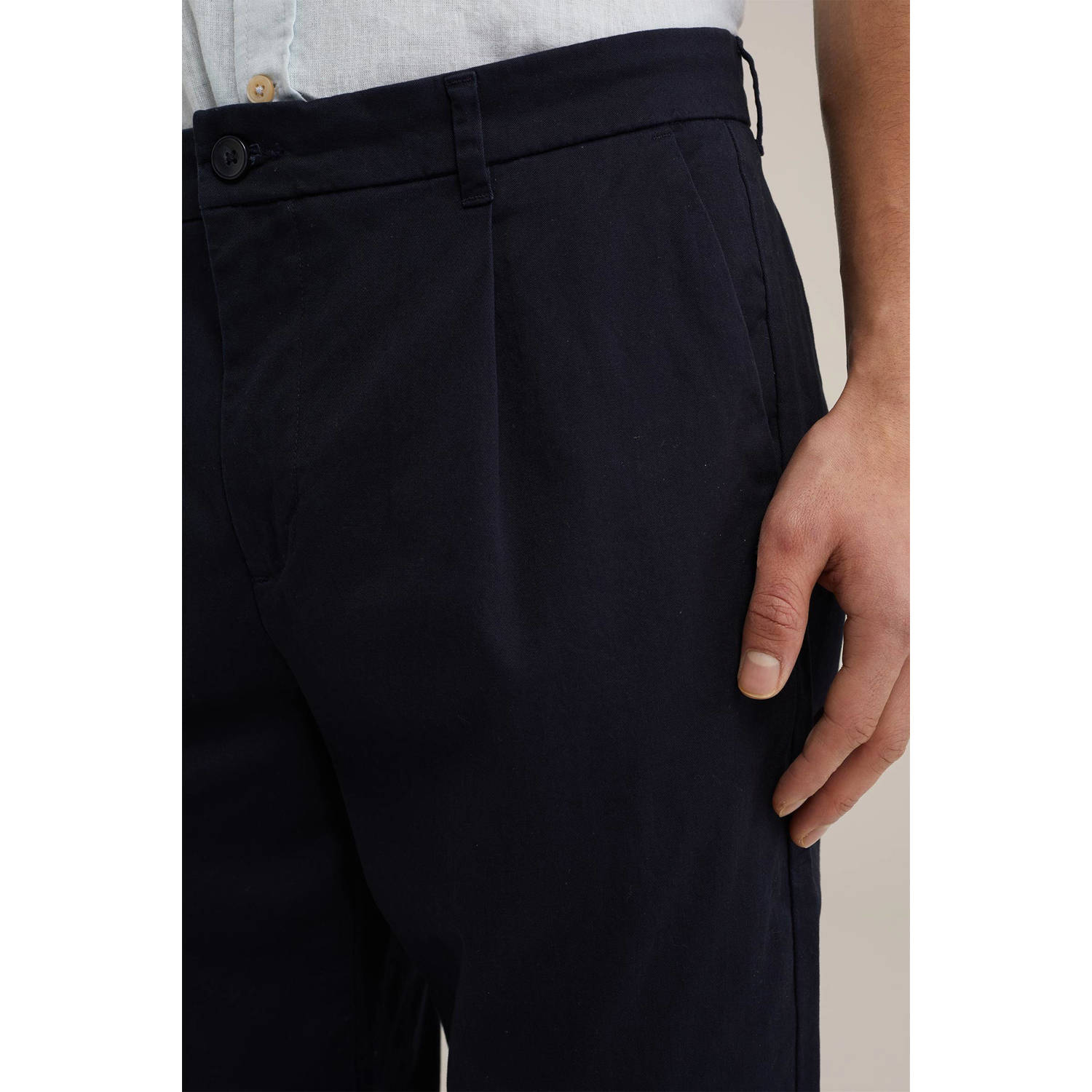 WE Fashion WE Fundamentals tapered fit chino Ben heavy blue