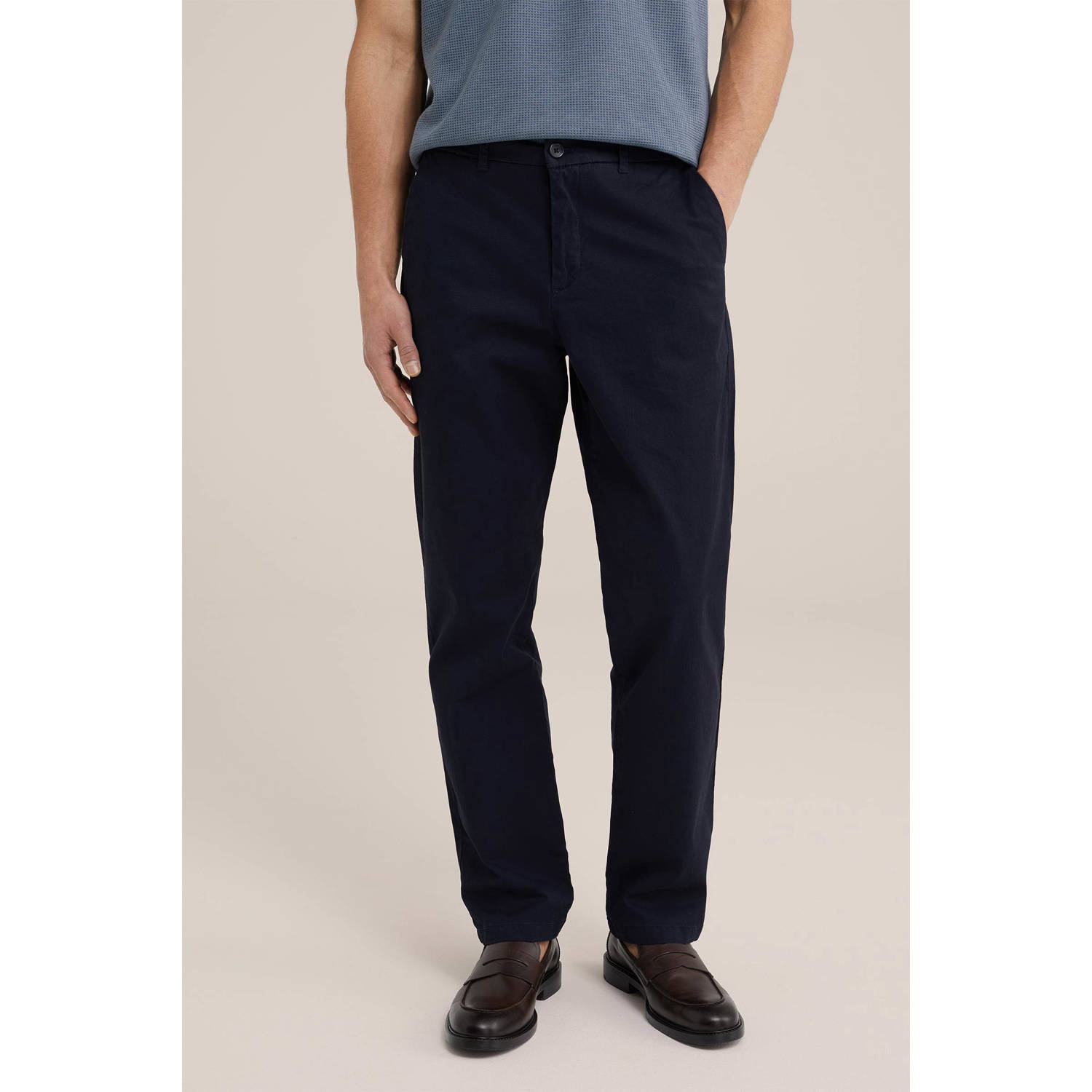 WE Fashion regular fit chino Jace heavy blue