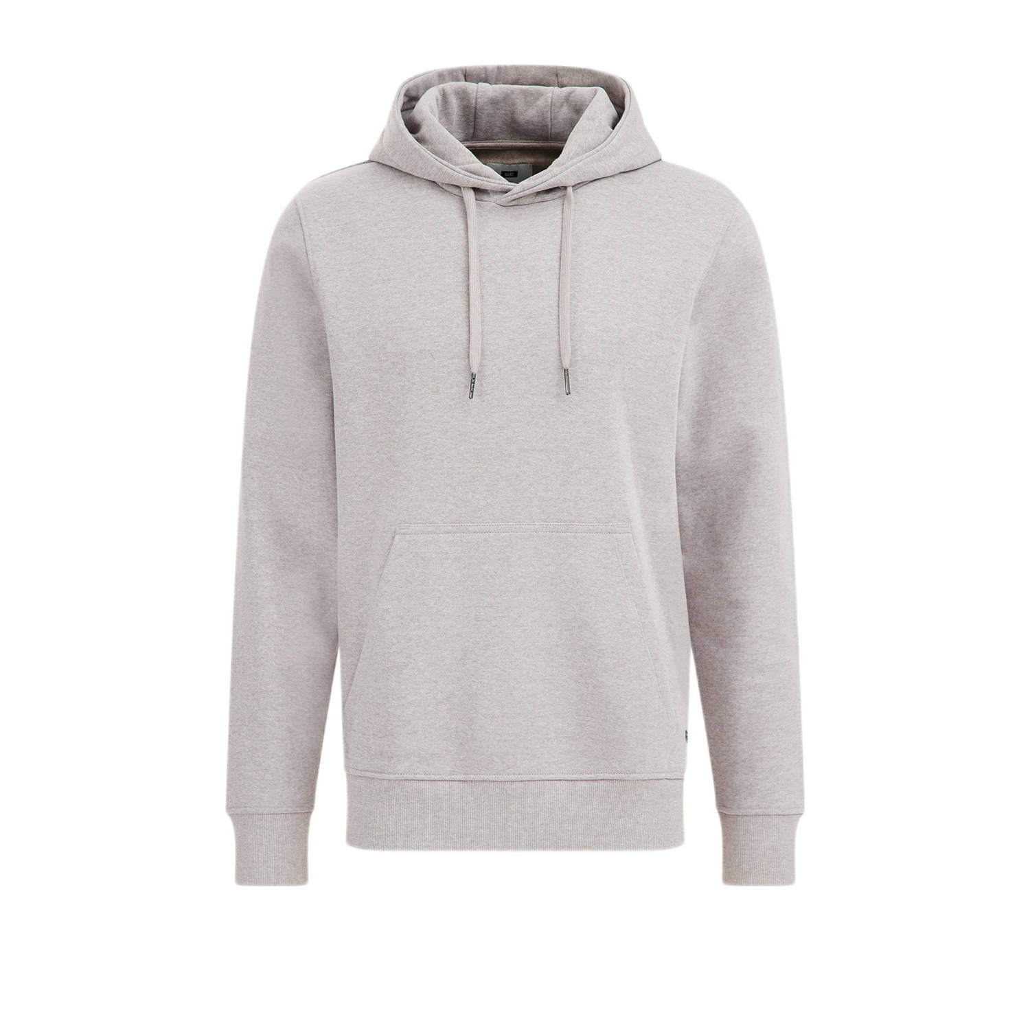 WE Fashion gemêleerde hoodie grey melange