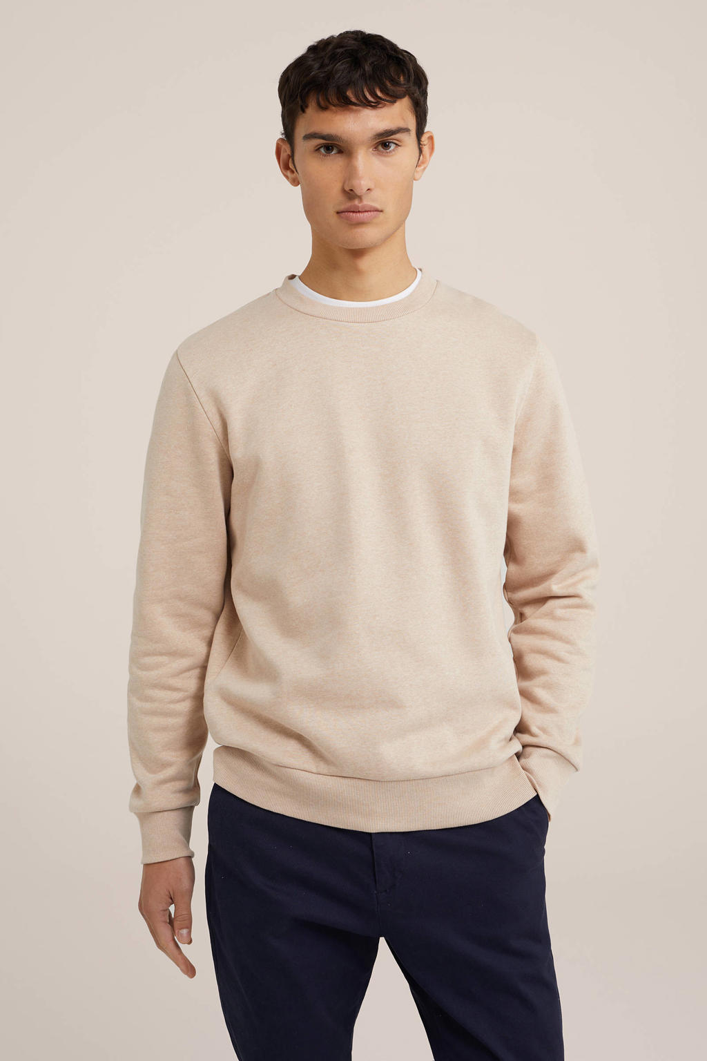 Akris punto Mélange Crewneck Mohair Blend Cardigan