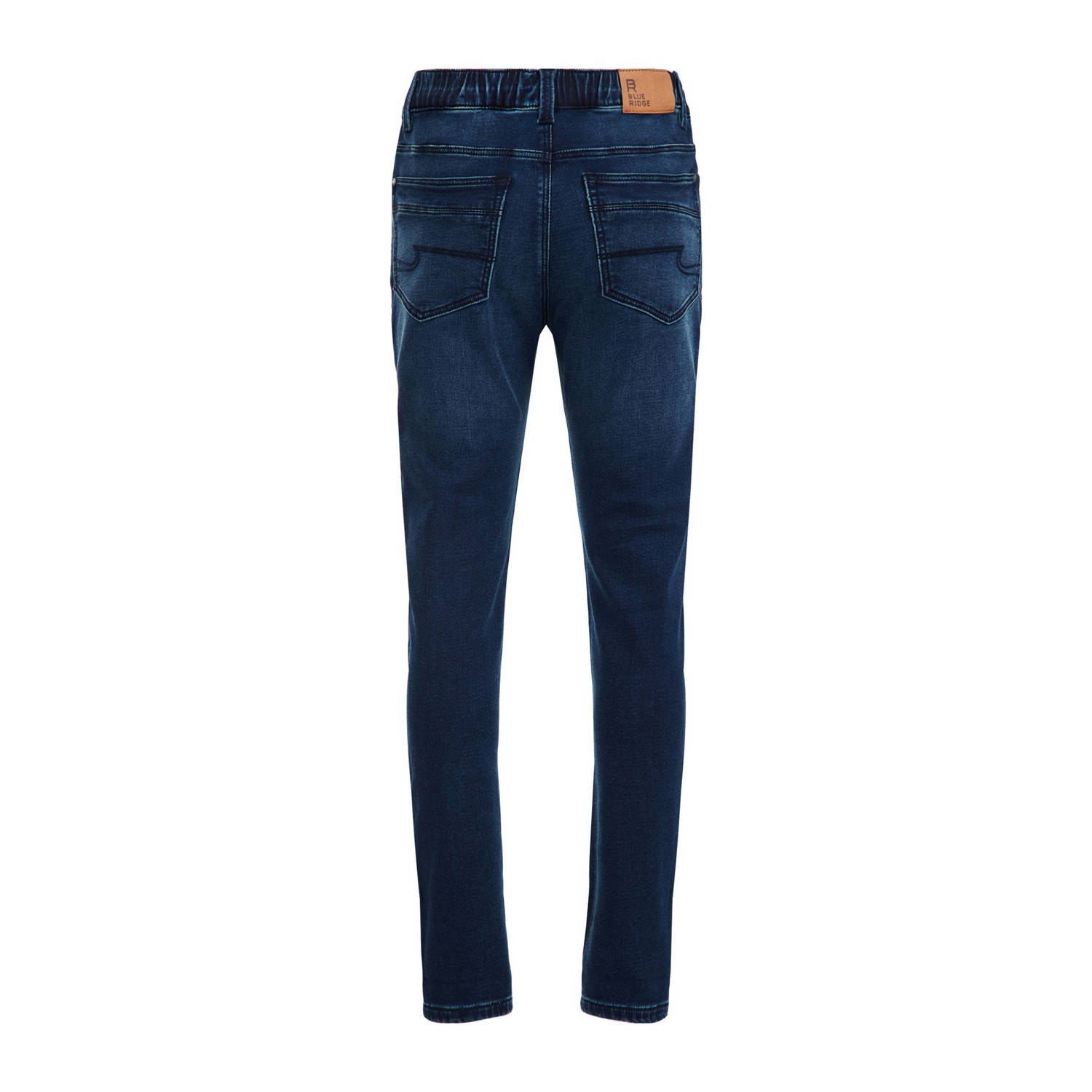 WE Fashion Blue Ridge tapered fit jeans dark used denim