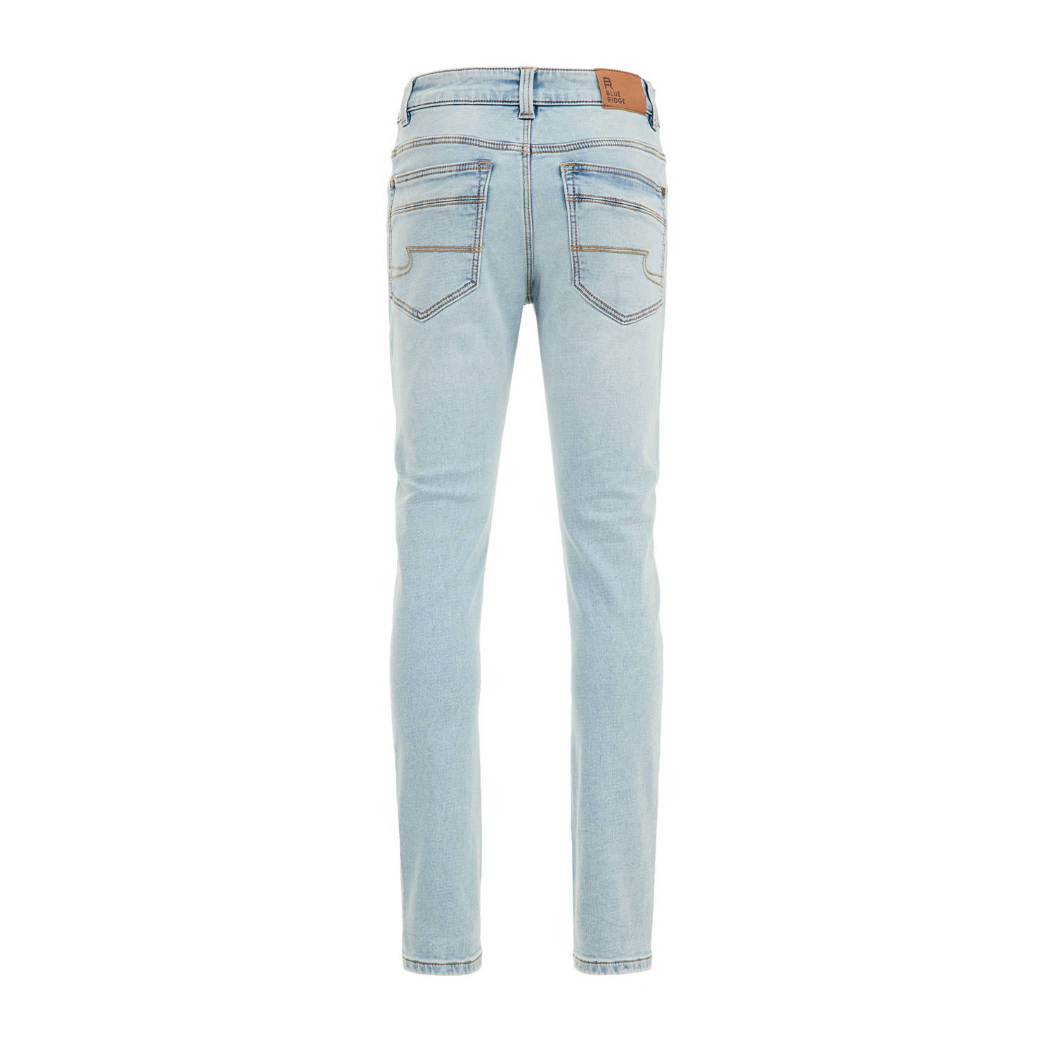 WE Fashion Blue Ridge tapered fit jeans bleached denim