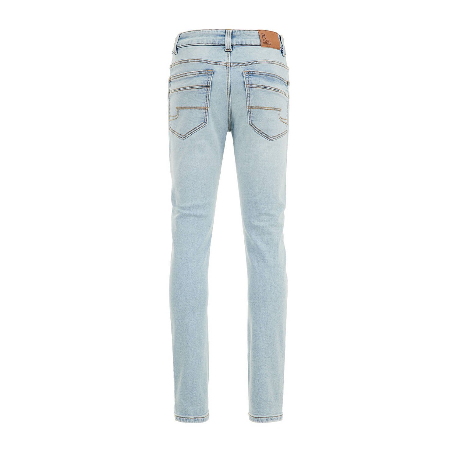 WE Fashion Blue Ridge tapered fit jeans bleached denim