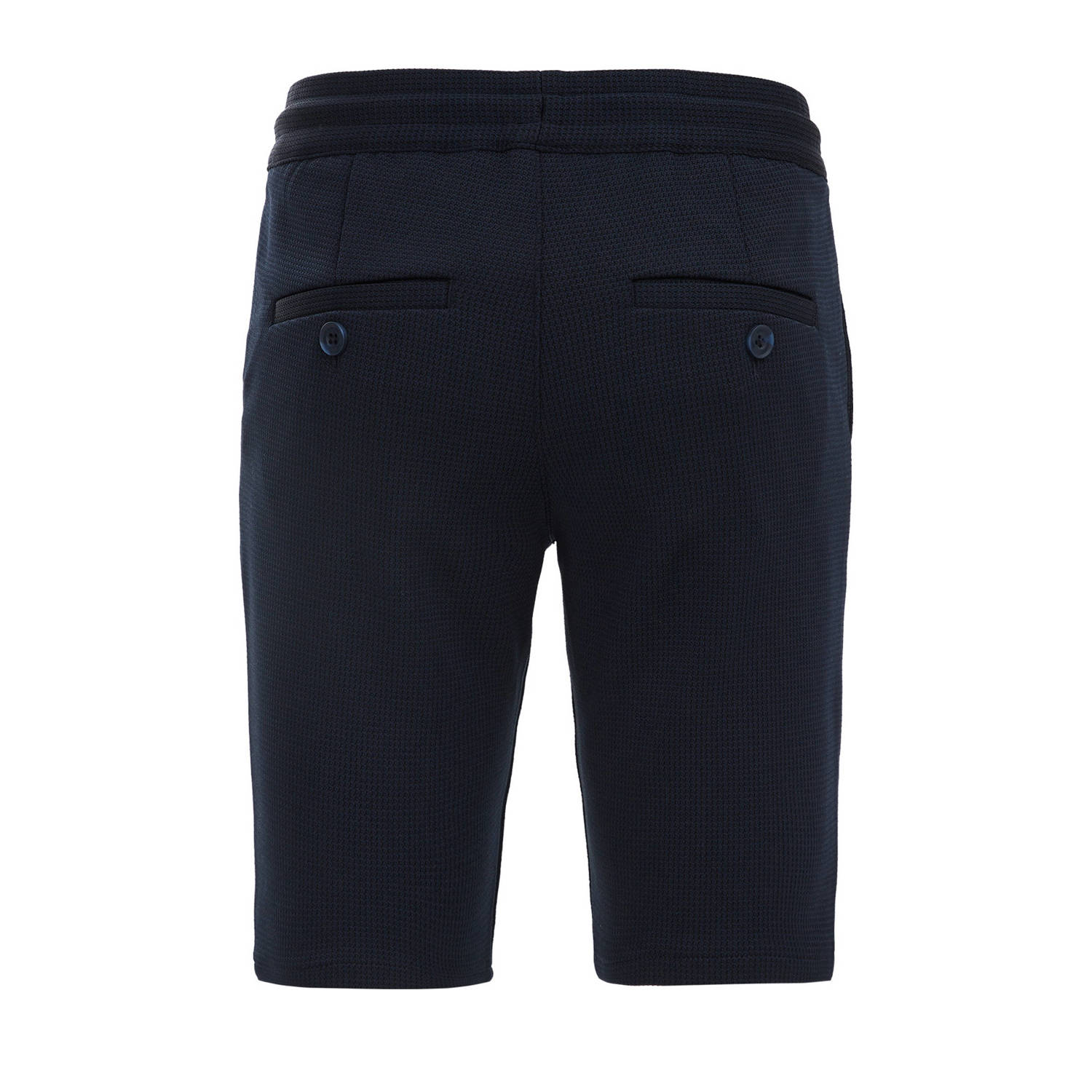 WE Fashion slim fit casual short royal navy