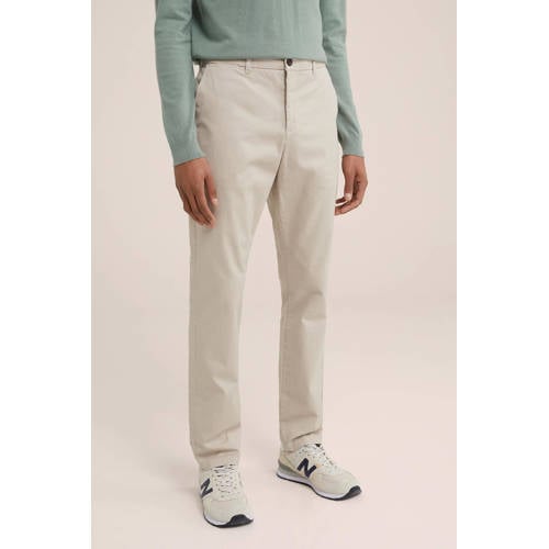 WE Fundamentals slim fit chino Billy beige afbeelding