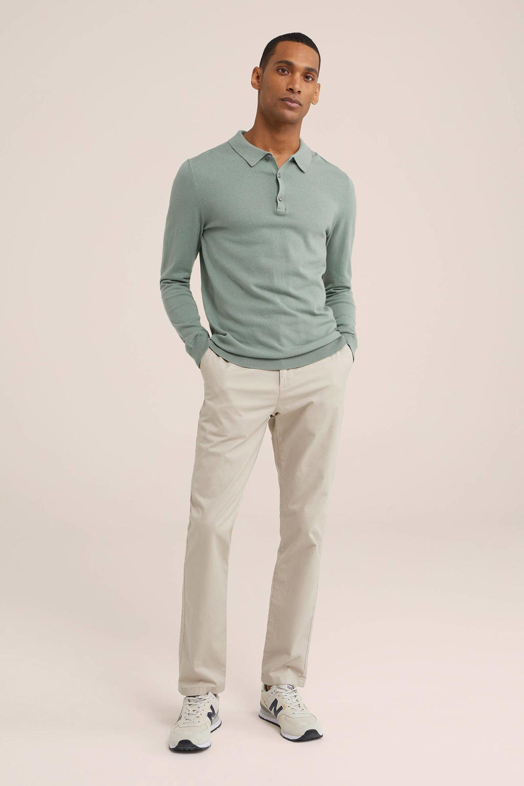 WE Fundamentals slim fit chino Billy beige