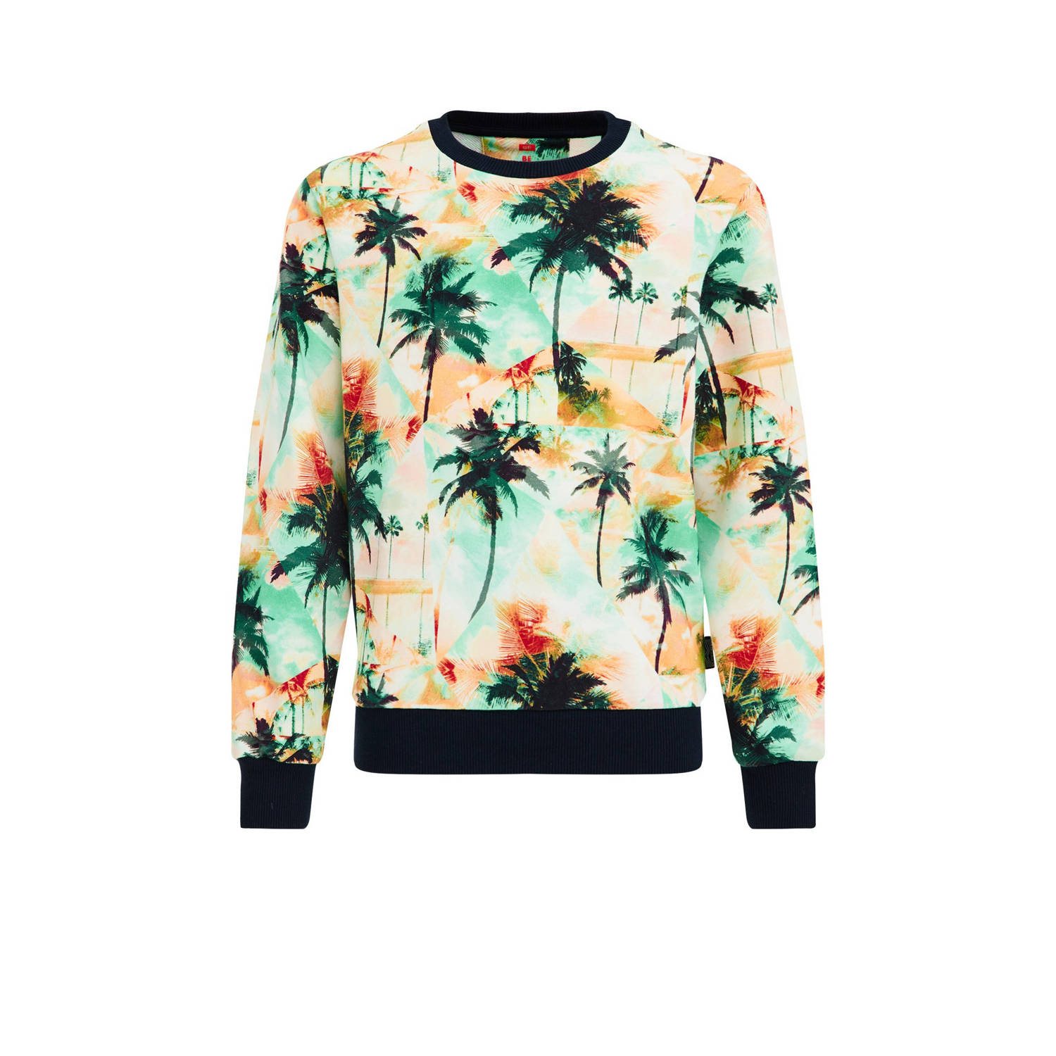 WE Fashion sweater met all over print multi