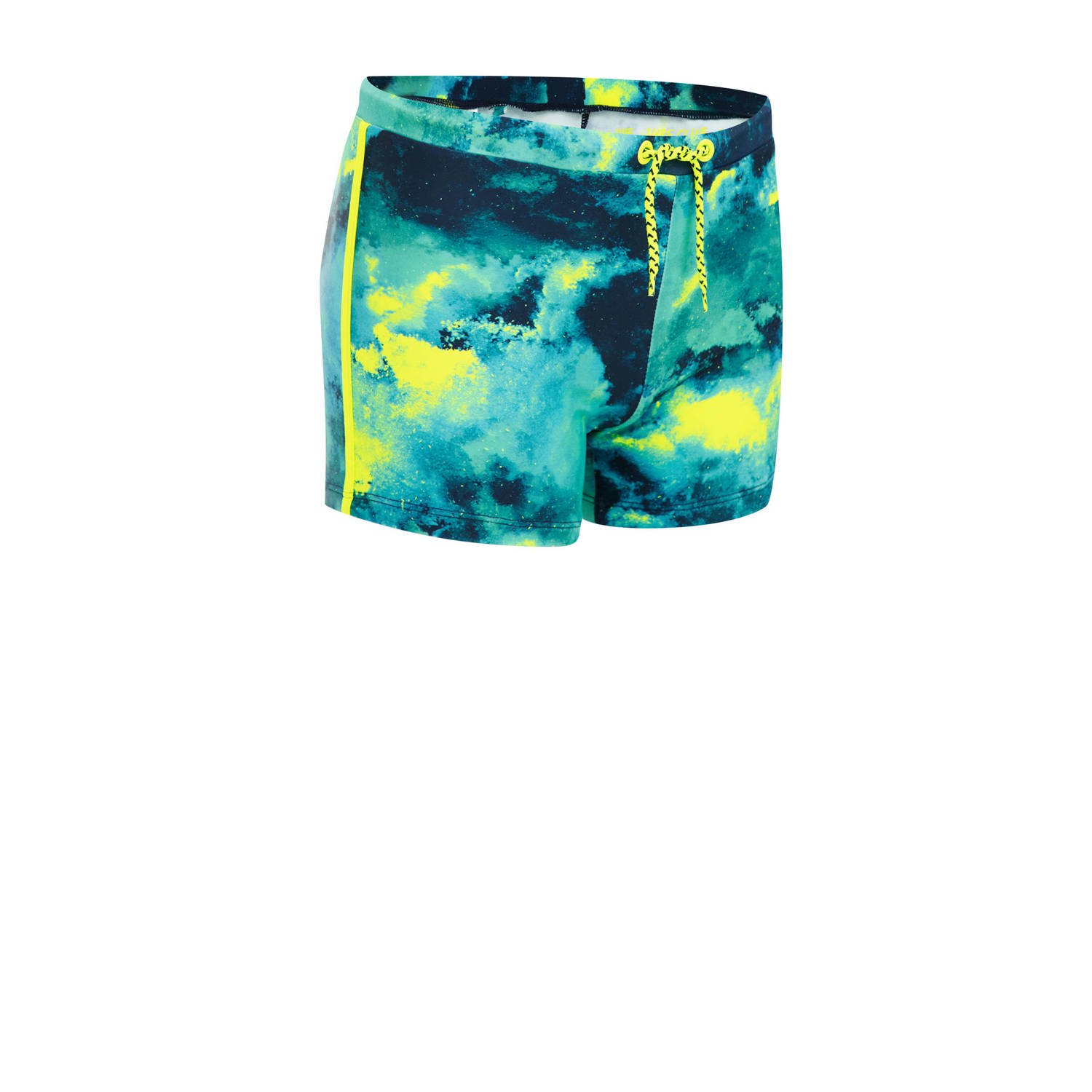 WE Fashion zwemboxer turquoise geel