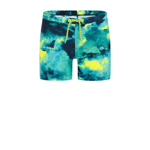WE Fashion zwemboxer turquoise/geel
