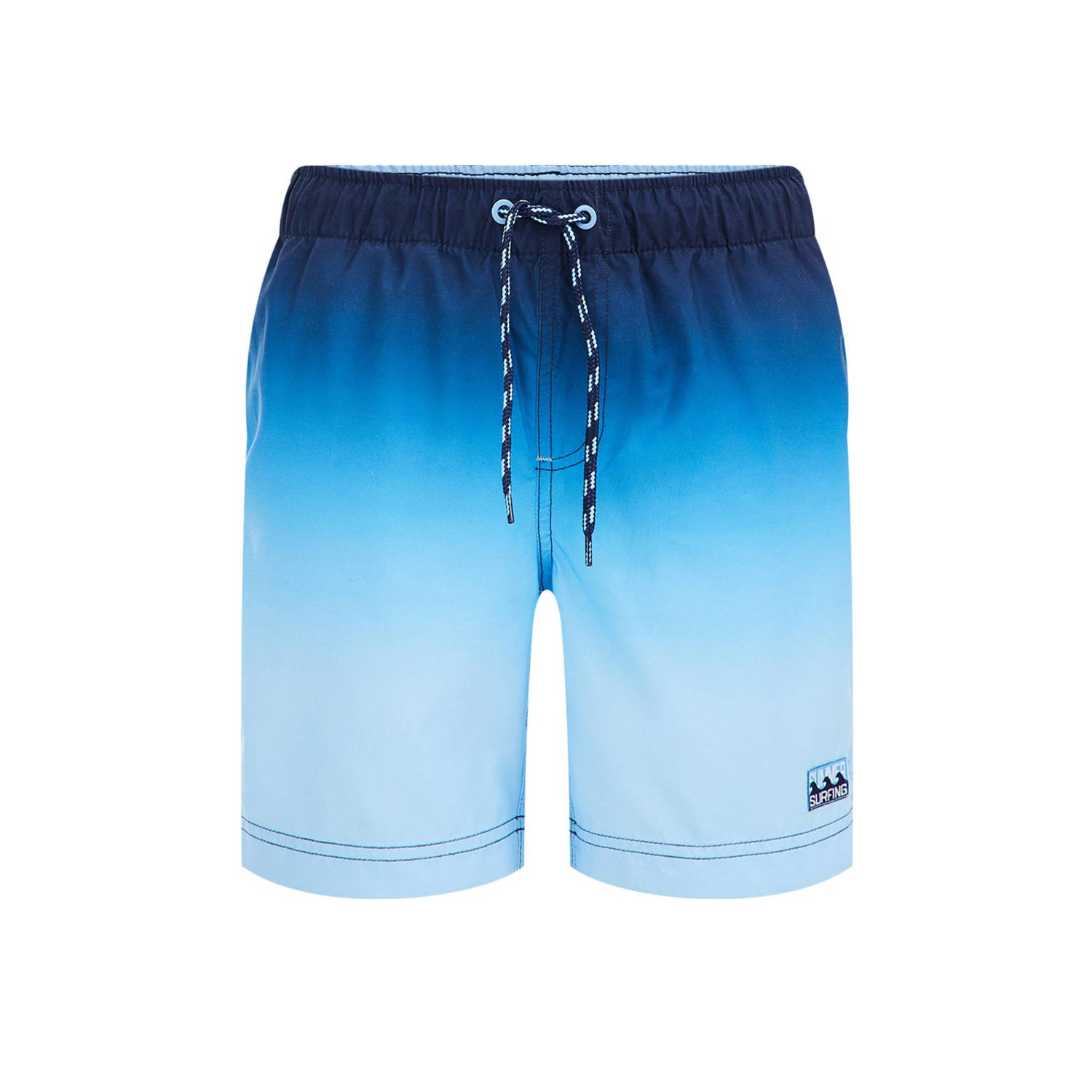 WE Fashion zwemshort blauw Jongens Gerecycled polyester Meerkleurig 146 152