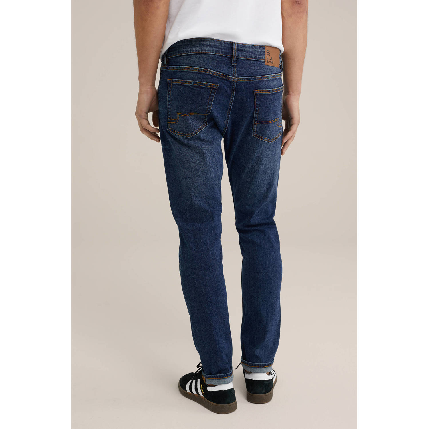 WE Fashion Blue Ridge slim fit jeans dark denim