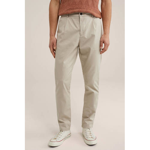 WE Fundamentals tapered fit chino Ben sand afbeelding