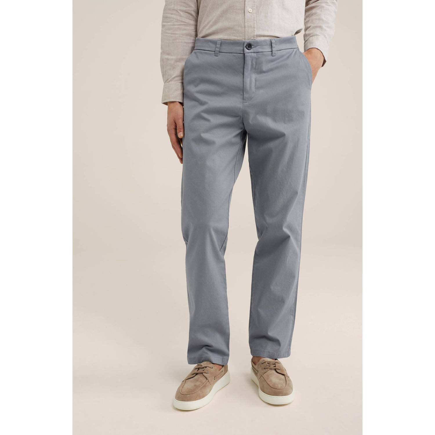 WE Fashion regular fit chino Jace misty wind